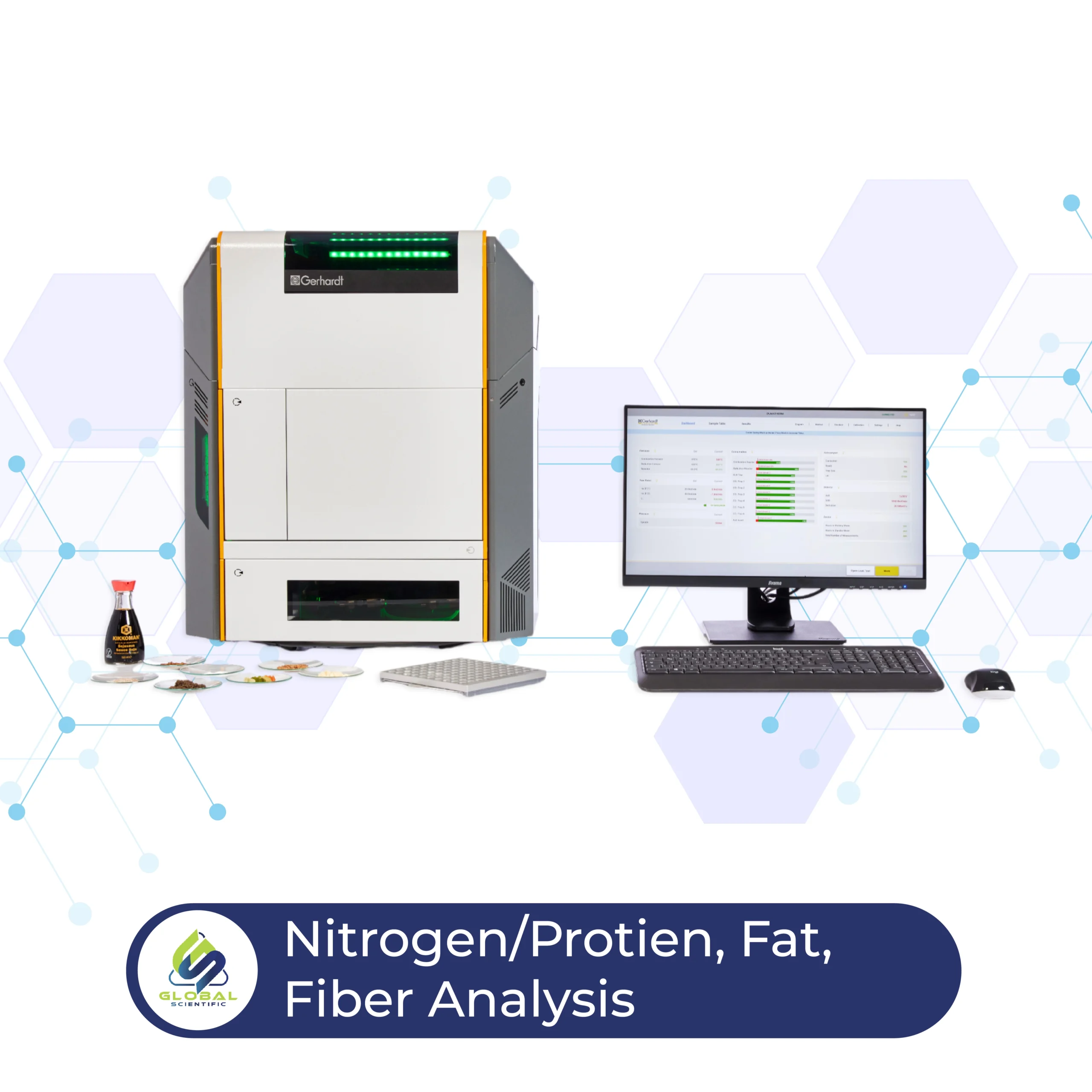 Nitrogen/Protien, Fat, Fiber Analysis